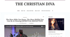 Desktop Screenshot of christiandivablog.com