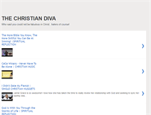 Tablet Screenshot of christiandivablog.com